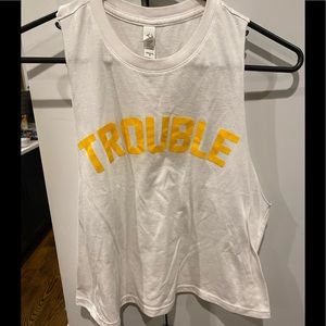Trouble tank top